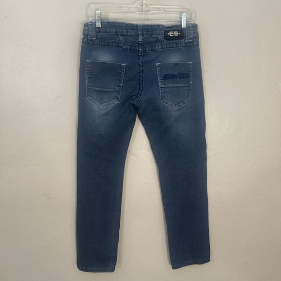 ES Collection Stretch Jeans 32-34" waist 27" inseam Gently worn Stretch denim - Picture 3 of 5